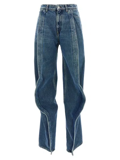 Y/project Evergreen Banana Jeans Jeans In Evergreen Vintage Blue