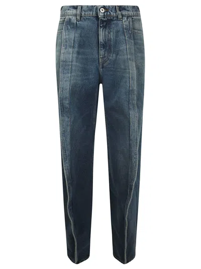 Y/project Evergreen Banana Jeans In Evergreen Vintage Blue