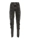 Y/project Evergreen Banana Slim Denim Jeans In Black