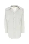 Y/project Loose-fit Chained Poplin Shirt In White