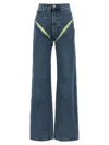 Y/PROJECT EVERGREEN CUT OUT JEANS
