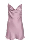 Y/project Mini Satin Slip Dress With Spaghetti Straps In Pink