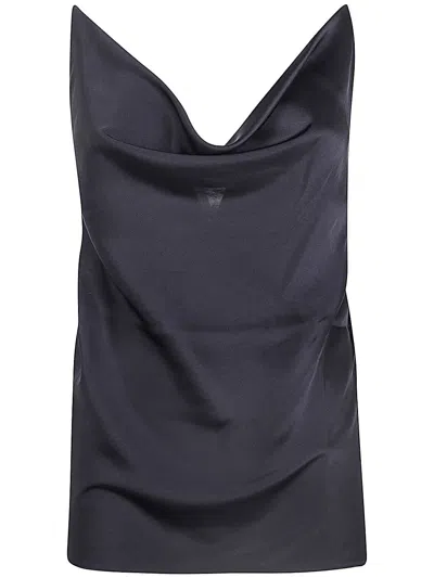 Y/project Evergreen Invisible Strap Slip Top In Black