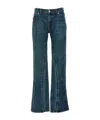 Y/project Staple Hook And Eye Denim With Pockets In Blue