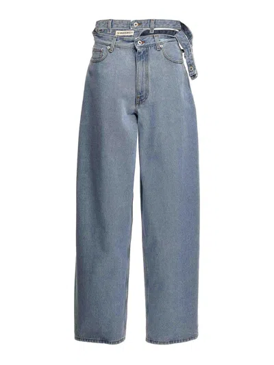 Y/PROJECT JEANS BOOT-CUT - AZUL CLARO