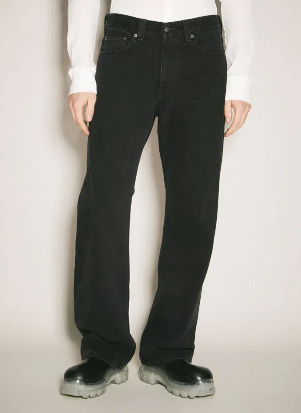 Y/project Evergreen Paris' Best Jeans In Black | ModeSens