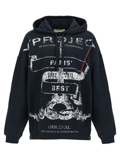 Y/project Evergreen Paris Best Pinched Sweatshirt In Black