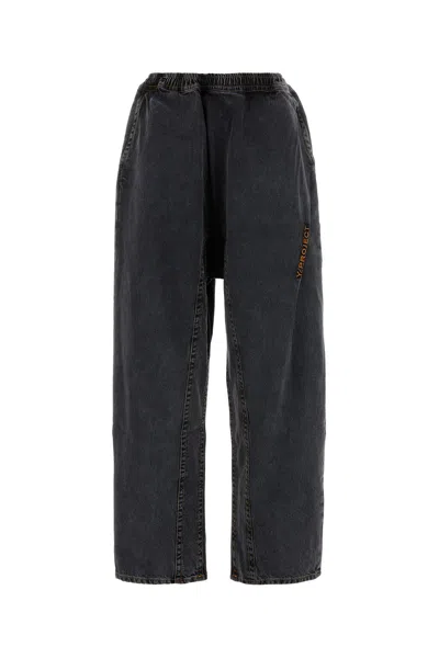 Y/PROJECT Y PROJECT CHARCOAL DENIM JEANS