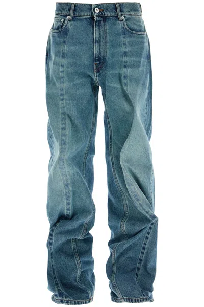 Y/project Evergreen Wire Jeans For In Blue