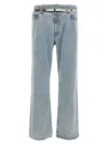 Y/project Evergreen Y Belt Jeans In Light Blue