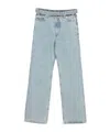Y/project Belted Wide-leg Jeans In Gray