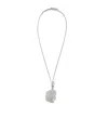 Y/project Finger Motif-pendant Necklace In Gray
