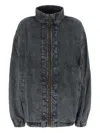 Y/project Y Project Women Black Denim Jacket In Grey