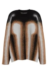 Y/project Drop-shoulder Gradient Knitted Jumper In Brown
