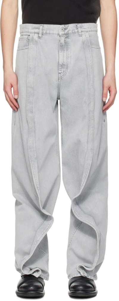 Y/project Grey Banana Jeans