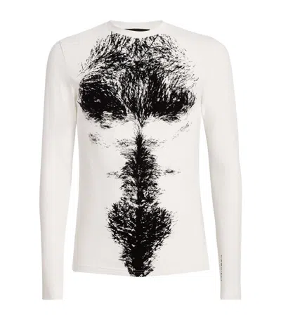 Y/PROJECT HAIRY CHEST LONG-SLEEVE T-SHIRT