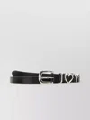 Y/PROJECT HEART-SHAPED BUCKLE LEATHER BELT WITH ADJUSTABLE LENGTH