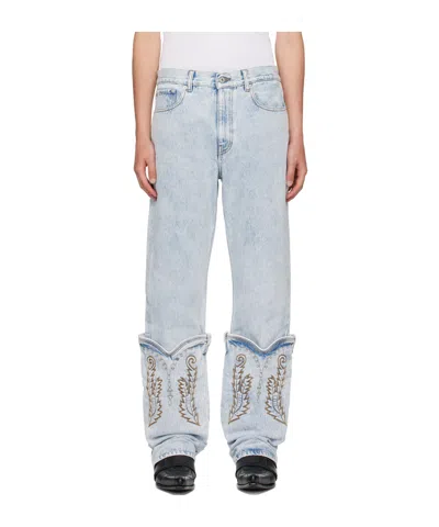 Y/PROJECT HIGH-WAIST JEANS