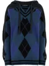 Y/project Hooded Jumper In Blue