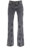 Y/PROJECT Y PROJECT HOOK-AND-EYE FLARED JEANS WOMEN