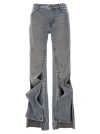 Y/PROJECT HOOK AND EYE JEANS LIGHT BLUE