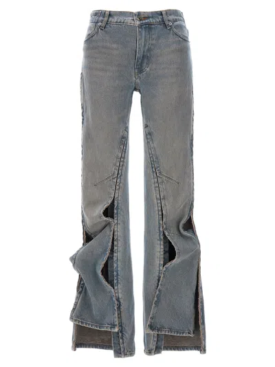 Y/PROJECT HOOK AND EYE JEANS