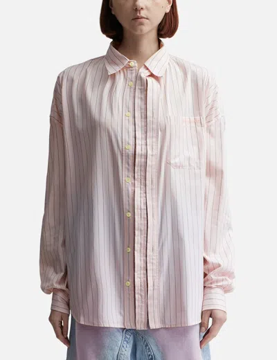 Y/project Hook And Eye Shirt In Pink