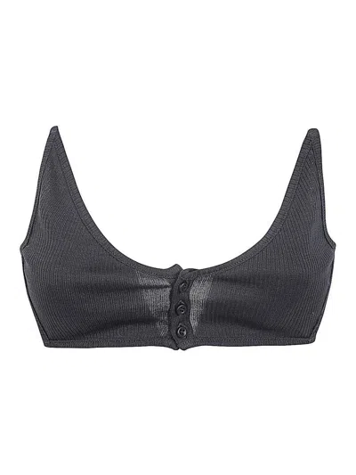 Y/project Invisible Strap Bralette In Black
