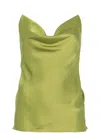 Y/project Evergreen Invisible Strap Satin Camisole In Green