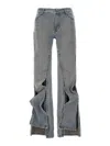 Y/project Light Blue Hook And Eye Jeans In Light Blue