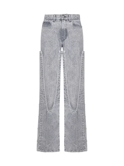 Y/project Jeans In Vintage Grey