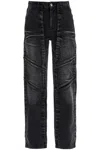 Y/project Jeans Con Pannelli Velcro In Black