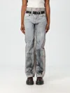 Y/project Jeans With Trompe L' In Grau