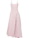 Y/PROJECT LEG-OUT MAXI DRESS WOMAN PINK IN COTTON