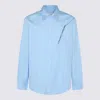 Y/project Light Blue Cotton Shirt In Light Blue