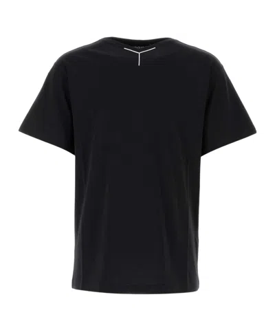 Y/project Logo-appliqué Cotto T-shirt In Black