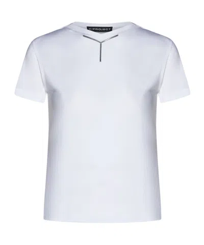 Y/PROJECT Y/PROJECT Y DETAILED CREWNECK T-SHIRT