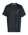 Y/project Black Pinched Logo T-shirt In Black
