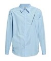 Y/project Light Blue Cotton Shirt In Blue