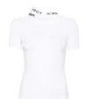Y/project T-shirt With Jacquard Logo In White