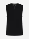 Y/project Y Chrome Tank Top In Black