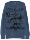 Y/project Sweater In Blue