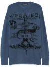 Y/project Sweater In Dark Blue