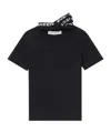 Y/project Logo-print Triple-collar T-shirt In Black
