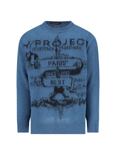 Y/PROJECT LOGO SWEATER