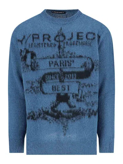 Y/PROJECT LOGO SWEATER
