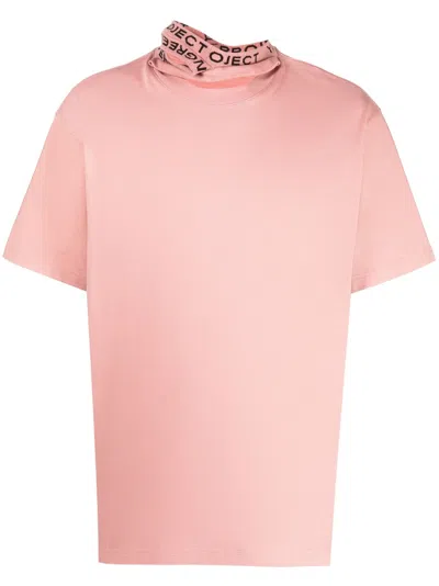 Y/project Classic Triple Collar T-shirt In Peach