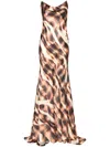 Y/project Invisible Strap Dress In Yellow & Orange