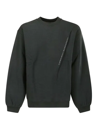 Y/project Evergreen Pinched Logo Sweatshirt In Black