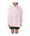 Y/project Long-sleeved Lapel Shirt In Pink